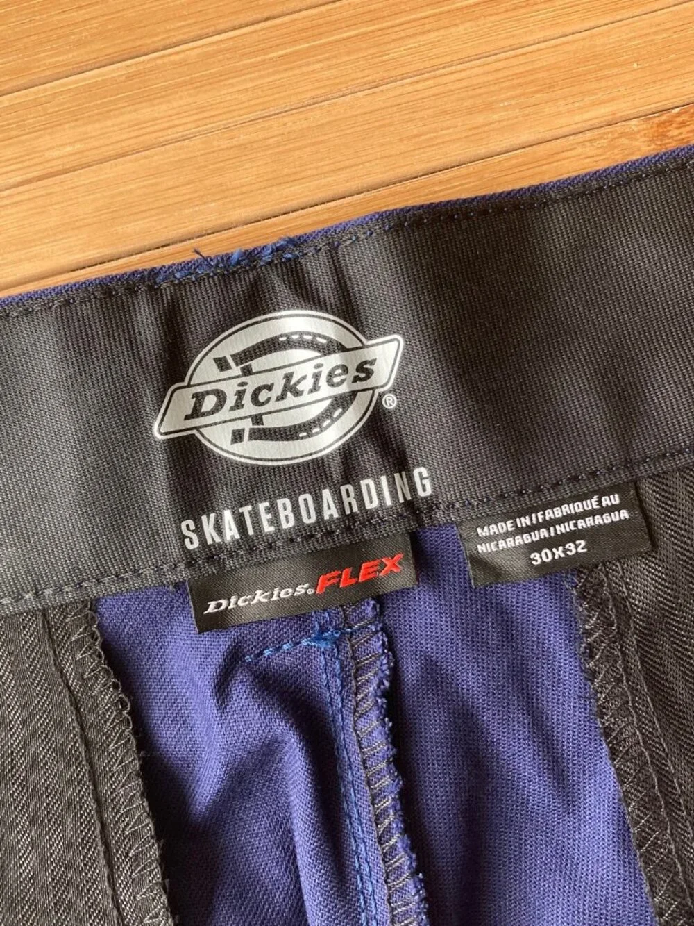 Dickies Skateboarding Jamie Foy Loose Fit Twill Pants Mens 30x32 Navy NWT